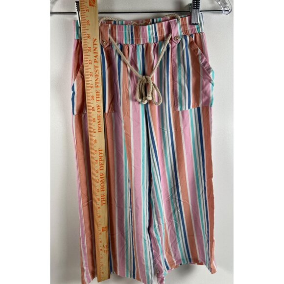 Btween Striped Wide Leg Pants - Picture 4 of 9